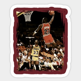 Michael Jordan Vintage Sticker